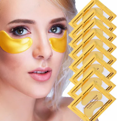 24K Gold Eye Masks For Dark Circles - 20 Pairs