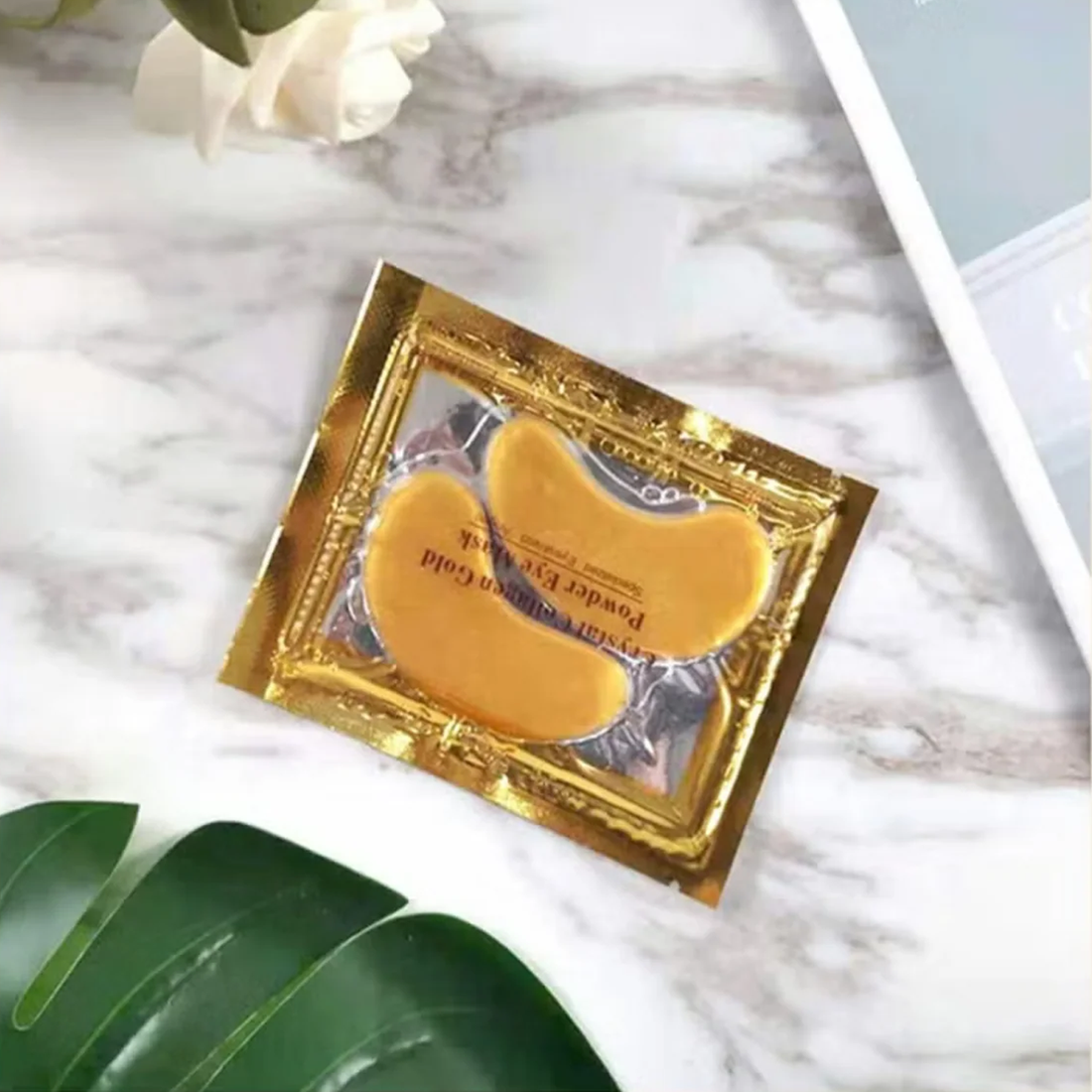 24K Gold Eye Masks For Dark Circles - 20 Pairs