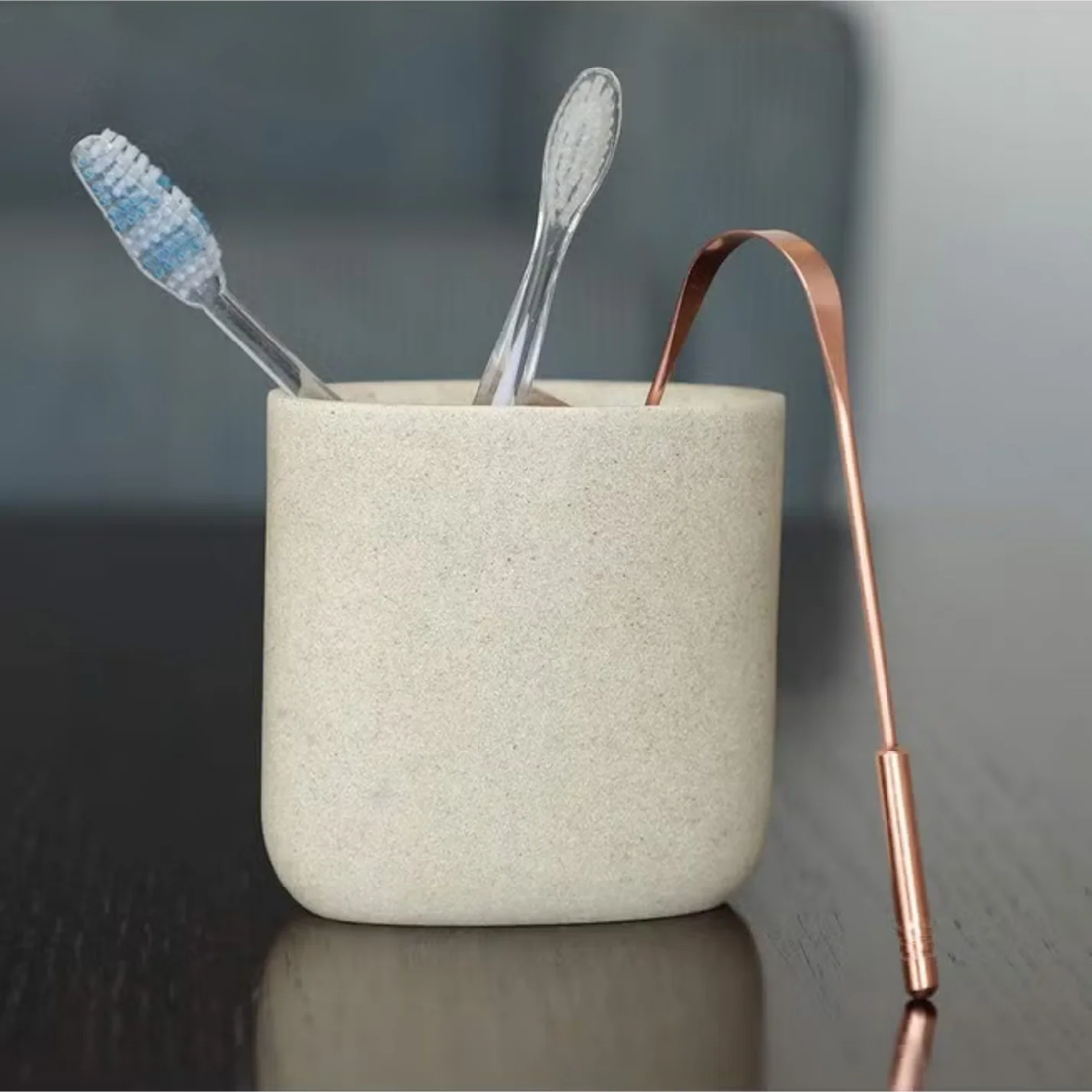 Copper Tongue Cleaner for Bad Breath